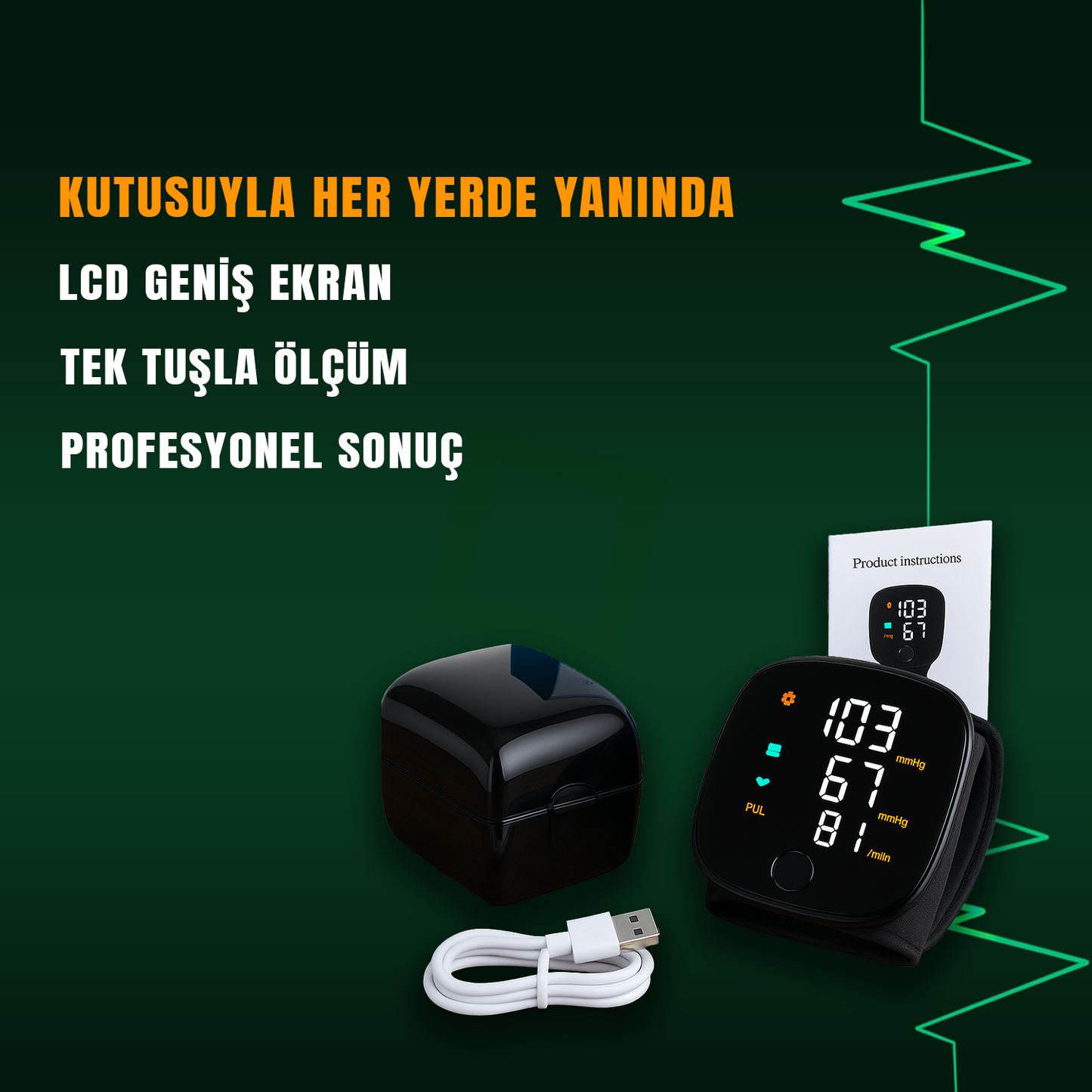 Mayf Türkçe Konuşan Bilek Tansiyon Aleti